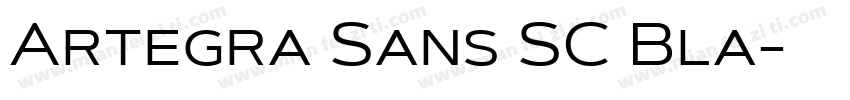 Artegra Sans SC Bla字体转换